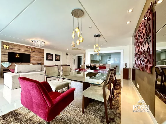 Imagem Praia de Beverly Hills! Luxuoso apartamento com 4 Suítes de Frente para o Mar!