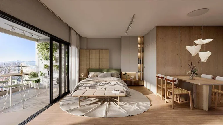Imagem APARTAMENTO COM 46.29 m² - TUPI - PRAIA GRANDE SP