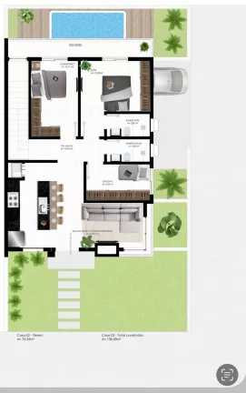 Imagem Lindo Sobrado de Alto padrão e arquitetura moderna em Campo Bom