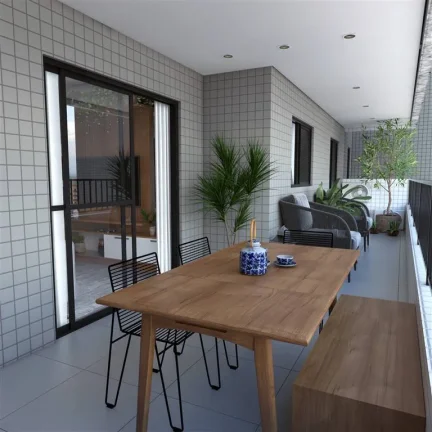 Imagem APARTAMENTO COM 82.91 m² - AVIAÇÃO - PRAIA GRANDE SP