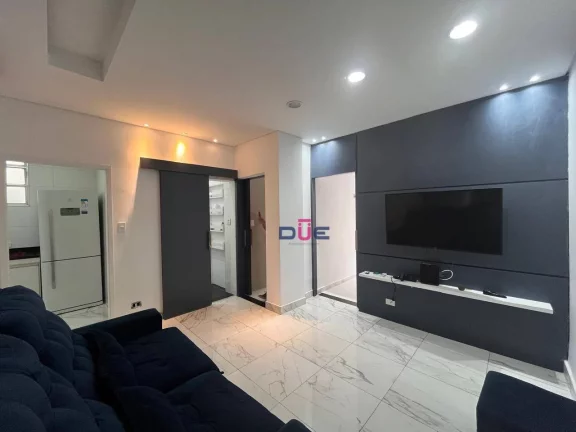 Imagem Apartamento com 2 dormitórios à venda, 57 m² por R$ 470.000,00 - Boqueirão - Santos/SP