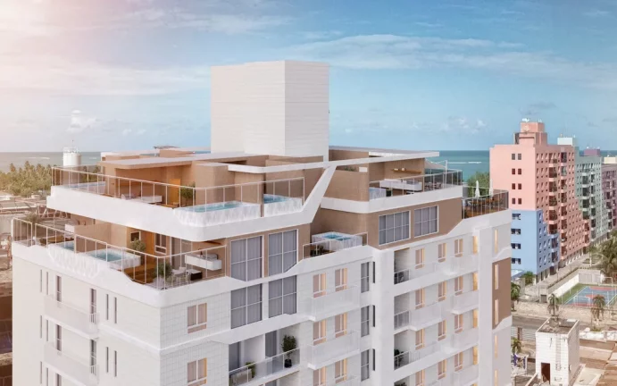 Imagem Apartamento à venda em Cabedelo, Ponta de Campina, com 2 quartos, 66,44m2