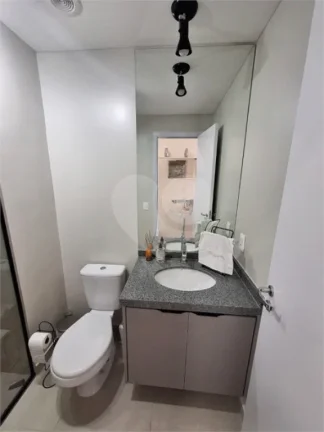 Imagem Apartamento à venda ou para alugar com 1 quarto no condomínio Essencial Brooklin, São Paulo - SP