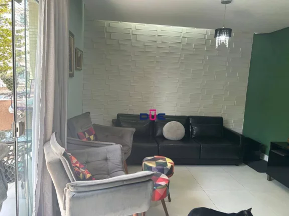 Imagem Sobreposta alta com 4 suítes, piscina e área gourmet à venda na Aparecida – Santos/SP