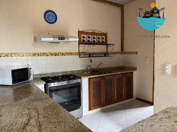 Imagem Casa em Juquehy para Alugar Anual Condomínio fechado com 4 suítes, 300m da praia, piscina coletiva, churrasqueira privativa | Juquehy Imobiliária