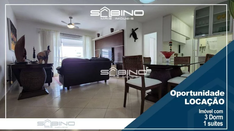 Imagem Apartamento para locação Réveillon com 3 dormitórios sendo1 Suíte, em Riviera de São Lourenço – Bertioga SP