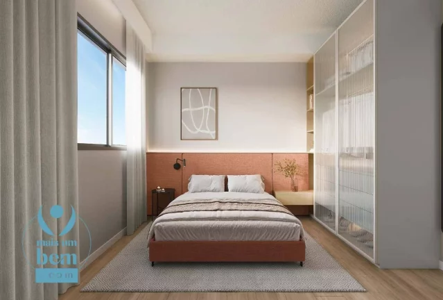 Imagem Apartamento com 2 quartos sendo uma suíte à venda, 44 m² por R$ 437.100 - Novo Mundo - Curitiba/PR