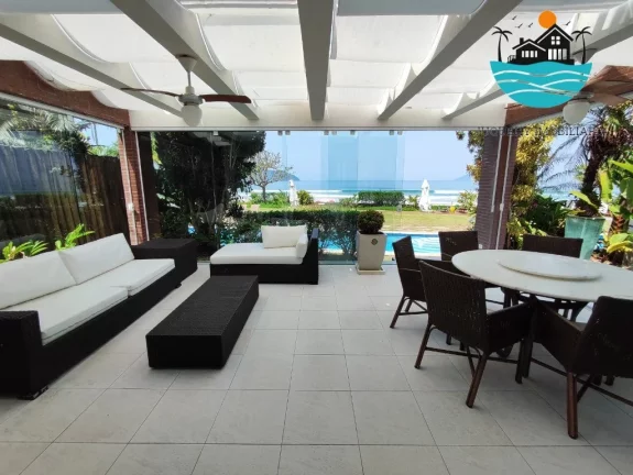 Imagem Casa Pé na Areia a venda em Juquehy, Aluguel de Temporada e Anual, max 12 pessoas, 5 Suítes, 400 m² de área construída | Juquehy Imobiliária