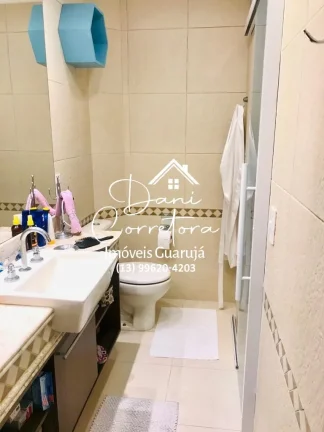 Imagem Lindo apartamento de 3 quartos com suíte e 2 vagas de garagem no Jardim Astúrias, Guarujá-SP: Imperdível oportunidade de compra ou locação!