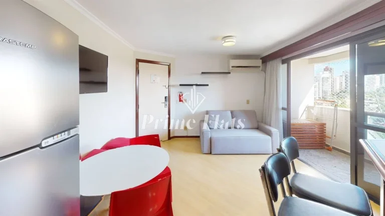 Imagem Flat disponível para locação no Transamérica Classic Higienópolis, com 40m², 1 dormitório e 1 vaga