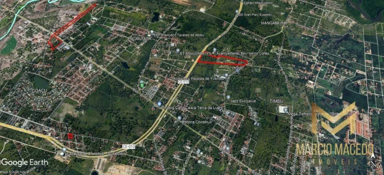 Imagem Terreno à venda, 63669 m² por R$ 22.284.304,00 - Guaribas - Eusébio/CE