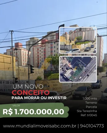 Imagem Vendo Terreno em São Bernardo do Campo