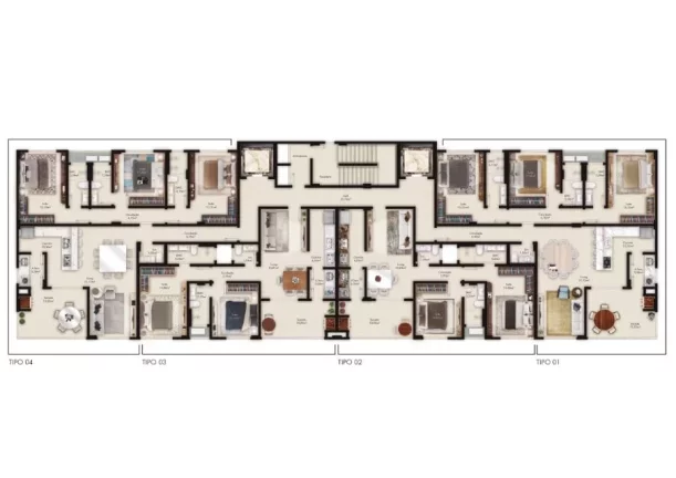 Imagem Aquamarine Residence - Apartamento à venda no bairro Perequê - Porto Belo/SC