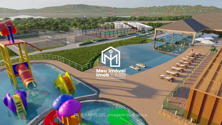 Imagem Cond Encanto das Águas Corumbá IV Lote 805m² Portaria 24 horas Lazer Completo