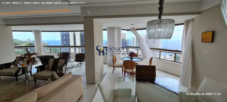 Imagem Apartamento para Venda em Salvador, Ondina, 5 dormitórios, 5 suítes, 7 banheiros, 4 vagas