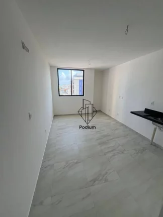 Imagem Flat com varanda / sacada e elevador, a 450m da praia de Intermares - FL0905
