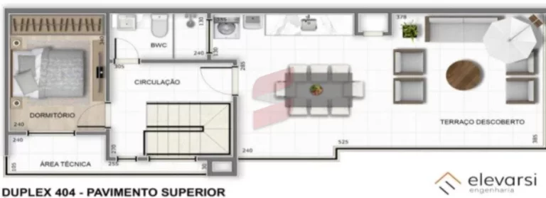 Imagem APARTAMENTO com 2 dormitórios à venda com 131.68m² por R$ 690.000,00 no bairro Emiliano Perneta - PINHAIS / PR