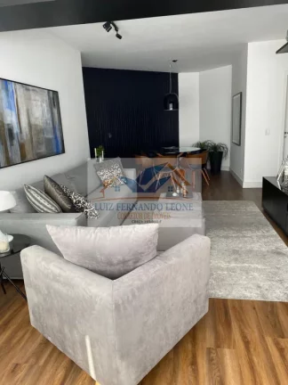 Imagem Apartamento à Venda ou Locação, 116 m², 2 suítes e 3 vagas - Brooklin Paulista