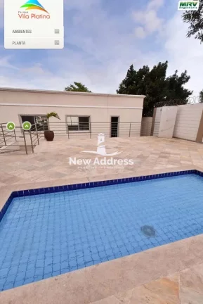 Imagem Quarto e Sala à Venda no Térreo em Colina, Cariacica. Aceita Financiamento. Com piscina, churrasqueira, salão de festas, portaria 24h.