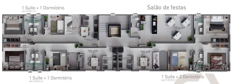 Imagem Apartamento 2 dormitórios para Venda em Balneário Camboriú / SC no bairro Nações