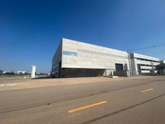 Imagem Galpão (Padrão TRIPLE A) para locação e área construida de 2.082m²; Piso Livre: 1.500m²; Administrativo: 318m².