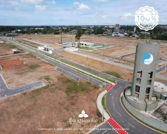 Imagem Bougainville Belém - Vendo Repasse de Lote Residencial de Esquina, Nascente