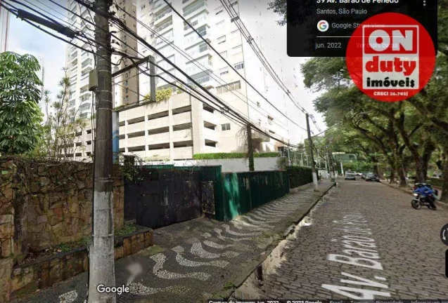Imagem Terreno à venda, 2122 m² por R$ 10.000.000,00 - José Menino - Santos/SP