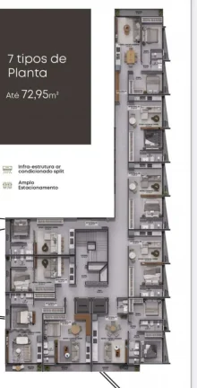 Imagem Apartamento Studio na quadra mar no Centro de Navegantes a venda com a Adriano Carpes Imóveis