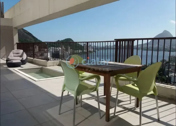Imagem Cobertura com 3 dormitórios à venda por R$ 3.400.000,00 - Humaitá - Rio de Janeiro/RJ