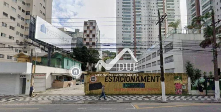Imagem Terreno à venda, 1260 m² por R$ 13.860.000,00 - José Menino - Santos/SP