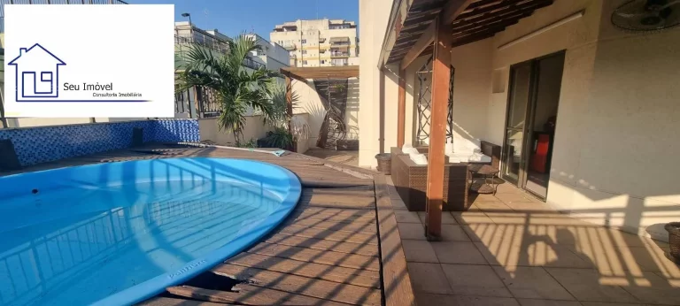 COBERTURA À VENDA - FREGUESIA 4 QUARTOS 2 SUÍTES 164MTS