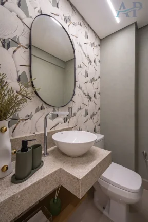 Imagem Apartamento na Guilhermina em Praia Grande Mobiliado e Decorado