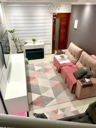 Imagem SOBRADO COM MOVEIS PLANEJADOS COM TRÊS DORMITORIOS E UM SUITE A VENDA NO PQRQUE JAÇATUBA - SANTO ANDRE.
