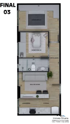 Imagem EDIFICIO ISAAC NEWTON - CENTRO DE CASCAVEL A PARTIR DE R$ 622.600,00