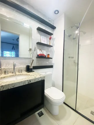 Imagem Apartamento 74M², 1Q, 1 Suíte, 2 Banheiros, 2 Vagas, Churrasqueira, Piscina, Piscina Aquecida, Pista de Cooper, Salão de Festas e Jogos, Sauna, Quadra