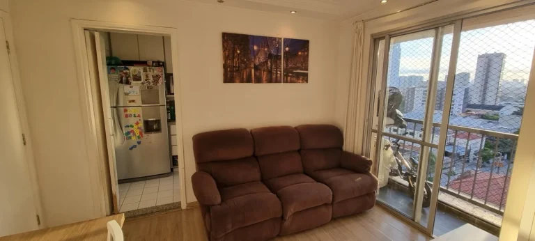 Imagem Apartamento 49M², 2Q, 1 Banheiro, 1 Vaga, Varanda, Academia, Churrasqueira, Piscina Climatizada, Salão de Festas, Quadra, Gerador, Mini Mercado.