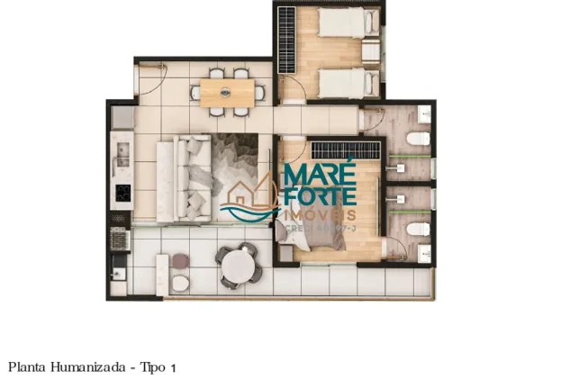 Imagem APARTAMENTO NOVO COM 70M² A 250 METROS DA ORLA DO PEREQUÊ-AÇÚ!