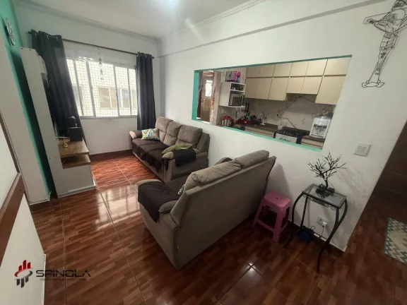 Imagem Apartamento com 2 dormitórios à venda, 59 m² por R$ 310.000,00 - Vila Caiçara - Praia Grande/SP