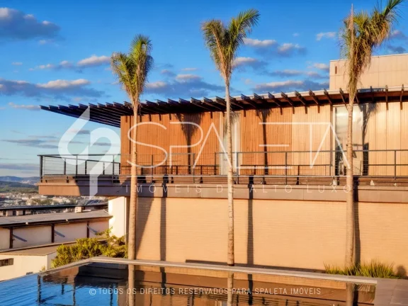 Imagem Casa de revista com vista livre para o lago e campo de golfe, disponível para venda na Fazenda da Grama em Itupeva