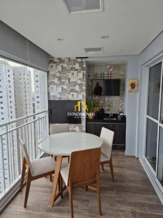 Imagem Apto venda 3 dorm vista piscina andar alto, 123m Cond Domo Life Centro SBC