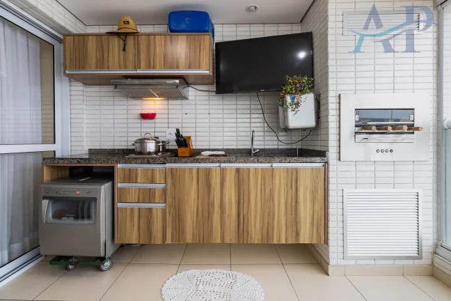 Imagem Apartamento no Boqueirão em Praia Grande Frente Mar