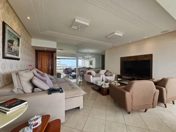 Imagem A 5ª Avenida Imóveis selecionou essa unidade no Mansão Professor João Falcão, no melhor de Ondina: 4 suítes com 192m² alto, vista mar, 03 vagas