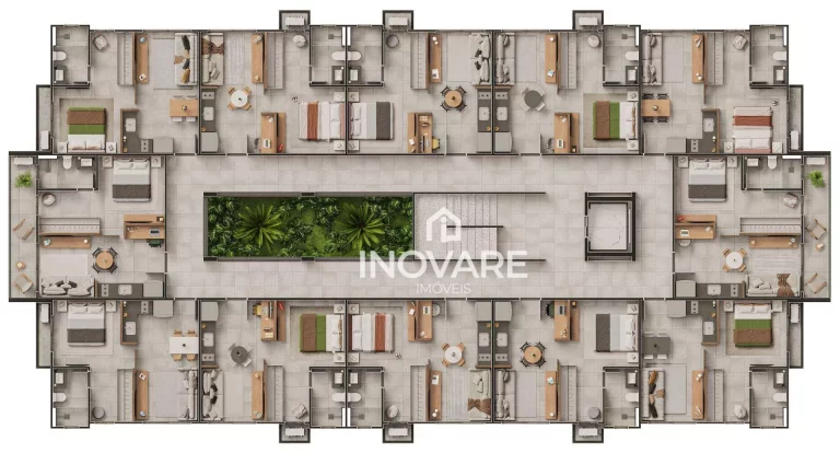 Imagem Apartamento com 1 dormitório à venda, 32 m² por R$ 282.000,00 - Vila de Furnas - Itumbiara/GO