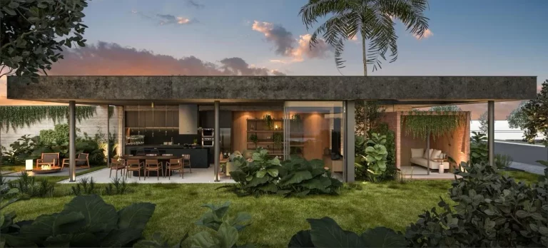 Imagem LINDA E EXCLUSIVA RESIDÊNCIA TÉRREA COM UM PROJETO TOTALMENTE DIFERENCIADO E EM UM LOTE COM POSIÇÃO PRIVILEGIADA NO CONDOMINIO.