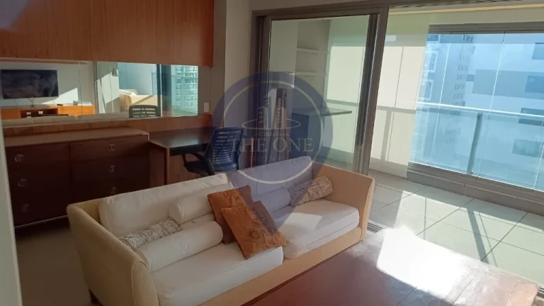 Imagem Apartamento de Alto Padrão para Locação no Brooklin Paulista, São Paulo-SP: 2 Quartos, 2 Suítes, 3 Banheiros, 2 Vagas, 85m².