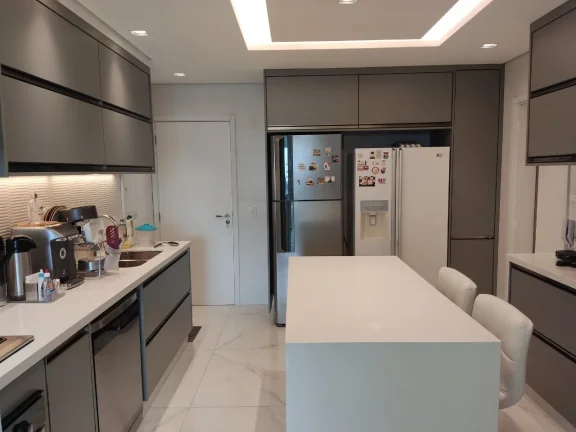 Imagem Apartamento 165 M², 3Q, 3 suítes, 4 banheiros, 3 vagas, piscina, piscina aquecida, churrasqueira, academia, salão de festas, salão de jogos, lavabo.