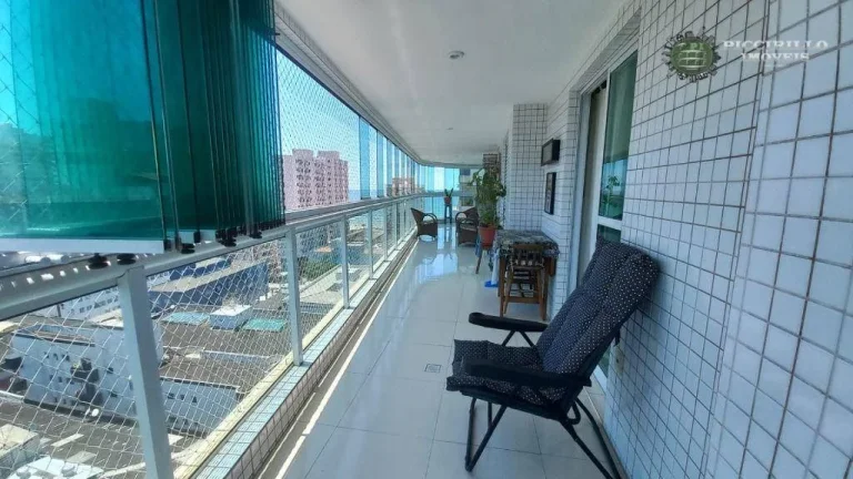 Imagem Apartamento com 3 dormitórios à venda, 162 m² por R$ 860.000,00 - Tupi - Praia Grande/SP