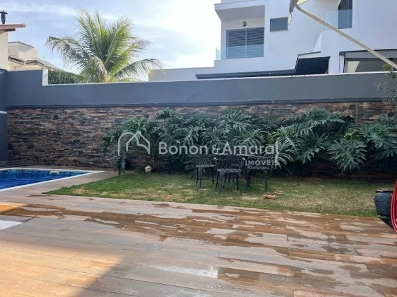 Imagem Sobrado alto padrão à venda no Condomínio Figueira Branca, em Paulínia/SP. 

 O imóvel possui t...