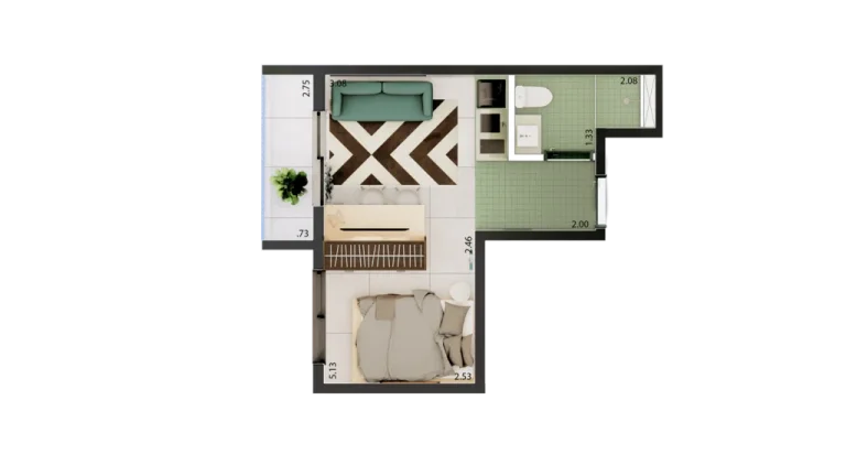 Imagem Nurban Vila Buarque - Residencial