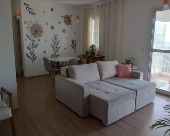 Imagem Apartamento com 77m 3 dormitórios uma Suíte e uma vaga de garagem.